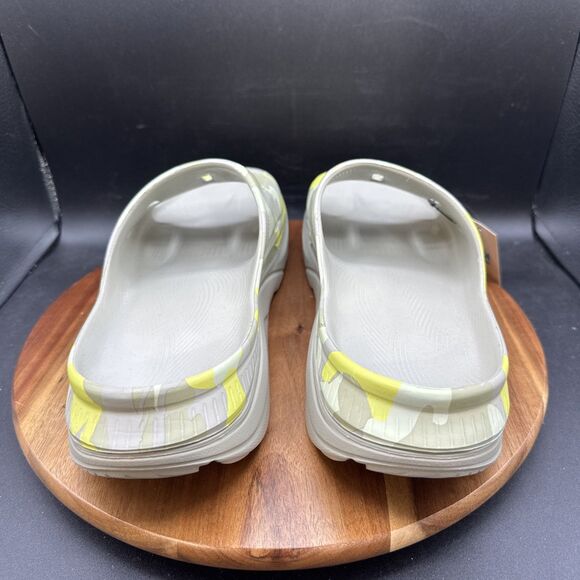 Hoka Ora Recovery Slide 3 Mens Size 13 Sandals Gray Camo Green Slip On Shoes - Picture 4 of 8